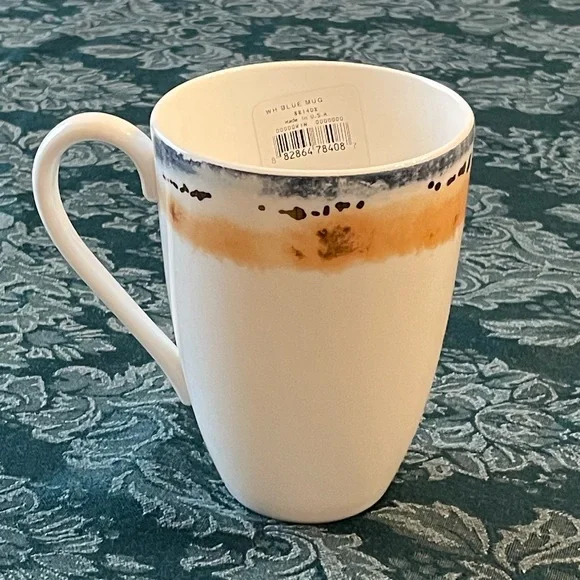 Lenox Kitchen Lenox Watercolor Horizons Blue Mug Poshmark